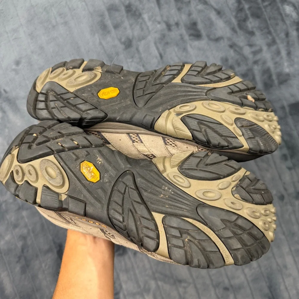 Merrell Moab 2 Vent Walnut Hiking Shoes Mens 13 Brown Suede Low Top J06011